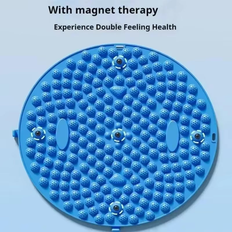 Foot Yoga Massage Acupressure Board Mat Muscle Relaxation round Exercise Mat Fitness Foot Training Acupuncture Physiotherapy