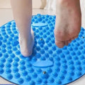 Foot Yoga Massage Acupressure Board Mat Muscle Relaxation round Exercise Mat Fitness Foot Training Acupuncture Physiotherapy