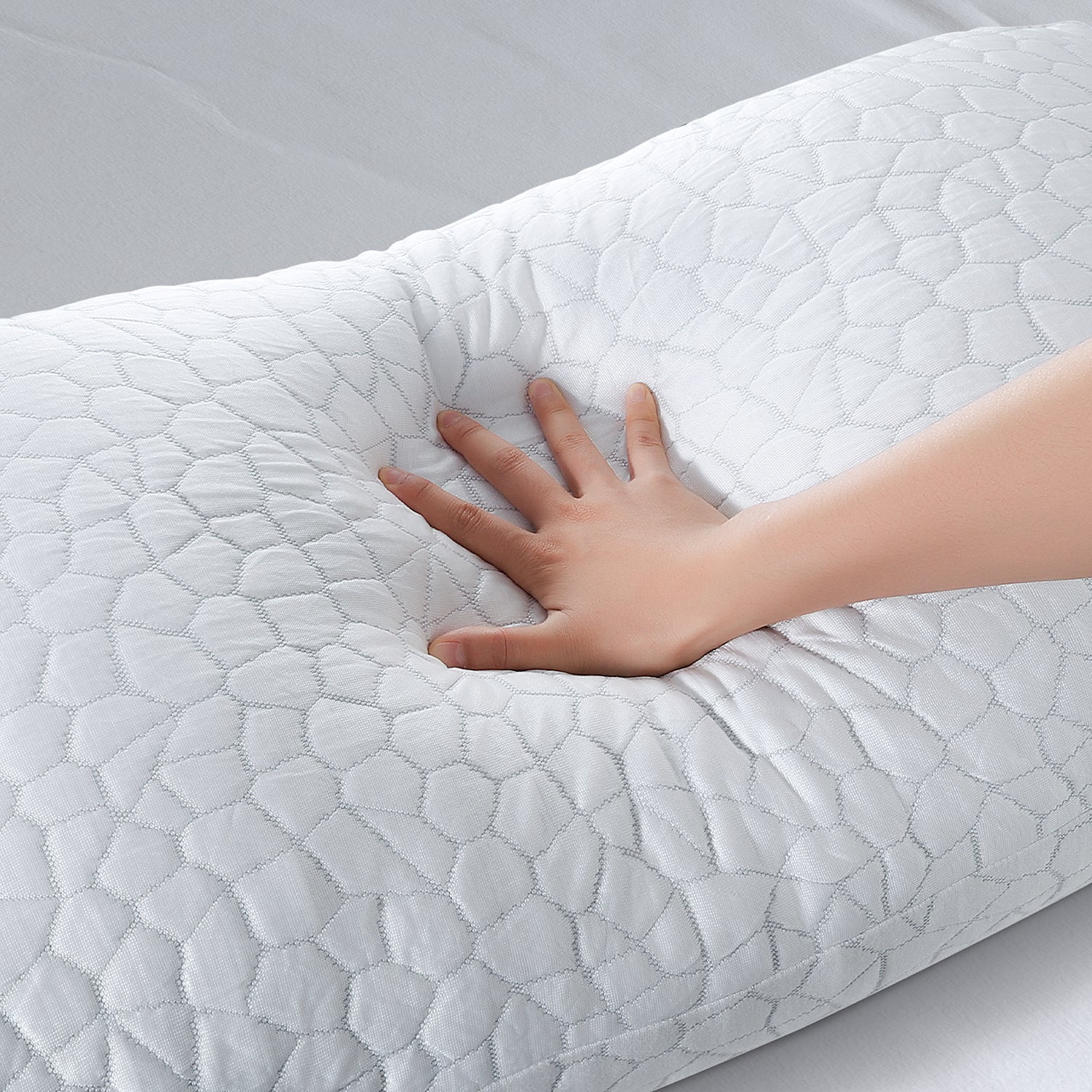 QUTOOL Cooling Shredded Memory Foam Pillows Adjustable Loft