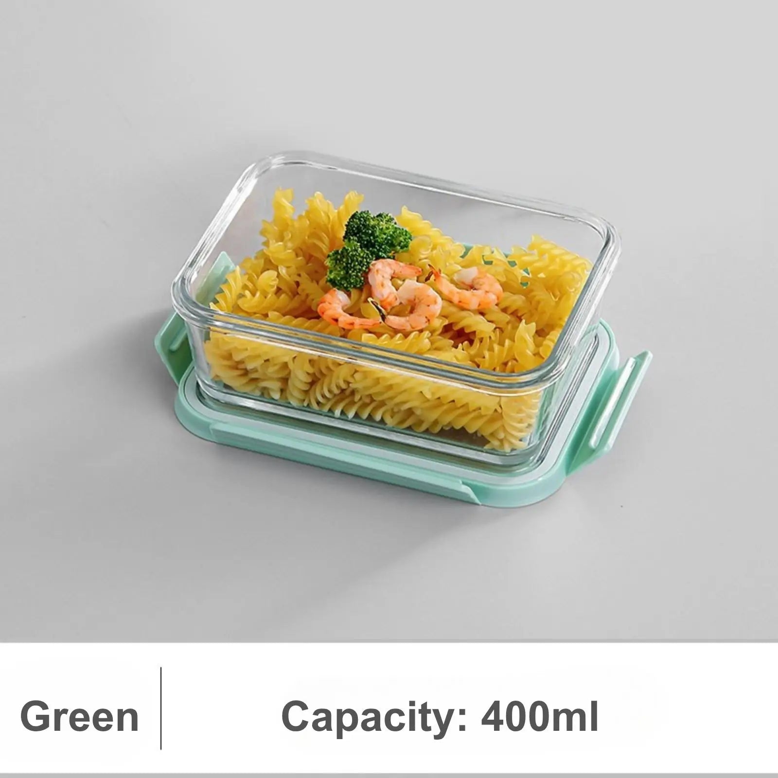 Glass Bento Lunch Box, Meal Prep Containers, Food Storage Containers, Airtight Bento Boxes for Microwave, Oven, Freezer