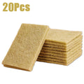 3/5/10Pcs Sisal Microfiber Sponge Eco-Friendly Plant Sponges for Dishwashing Natural Fiber Cleaning Cloth Kitchen Accessories