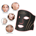 Silicone LED Mask Face with Neck 7 Colors LED Photon Red Light Therapy for Anti-Aging Wrinkles Skin Rejuvenation Beauty Mask