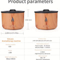 Air Diffuser Humidifier Ultrasonic Essential Oil Aromatherapy Essential Oil Diffusers 2 Mist Mosdes Flame and Volcano