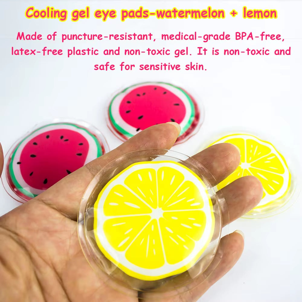 Gel Ice Pack Reusable Cooling Eye Pads and under Eye Patches,Eye Hot Cold Treatment Pack for Redness,Pain Relief and Eye Relax