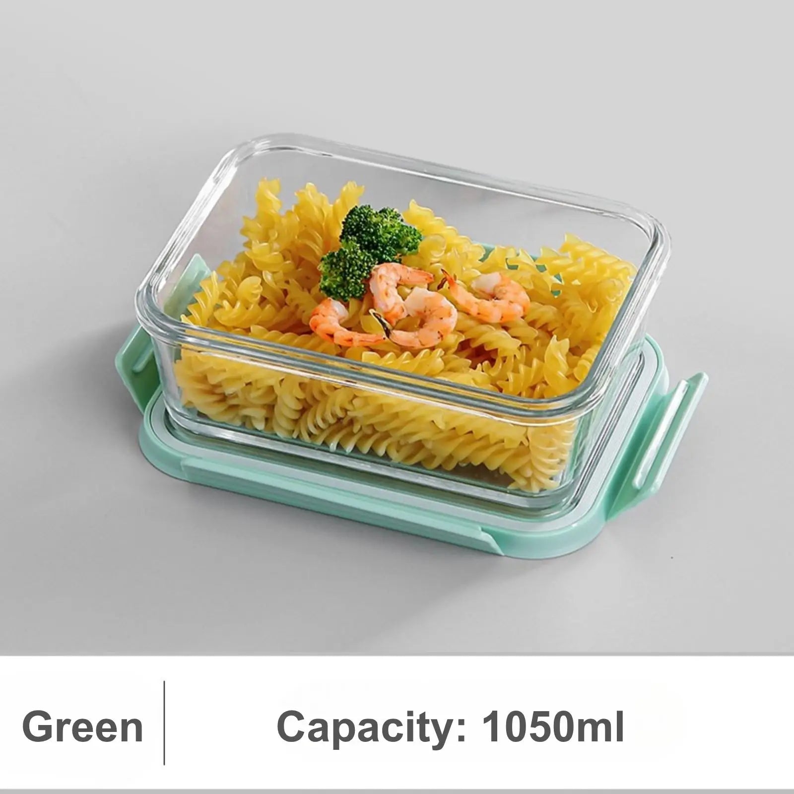 Glass Bento Lunch Box, Meal Prep Containers, Food Storage Containers, Airtight Bento Boxes for Microwave, Oven, Freezer