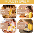 1/3/5PCS Beeswax Pillar Candles Smokeless Beeswax Candles Long Burning Wax Candles for Home Dinner Decor Prayer Party 1.85X3.8In