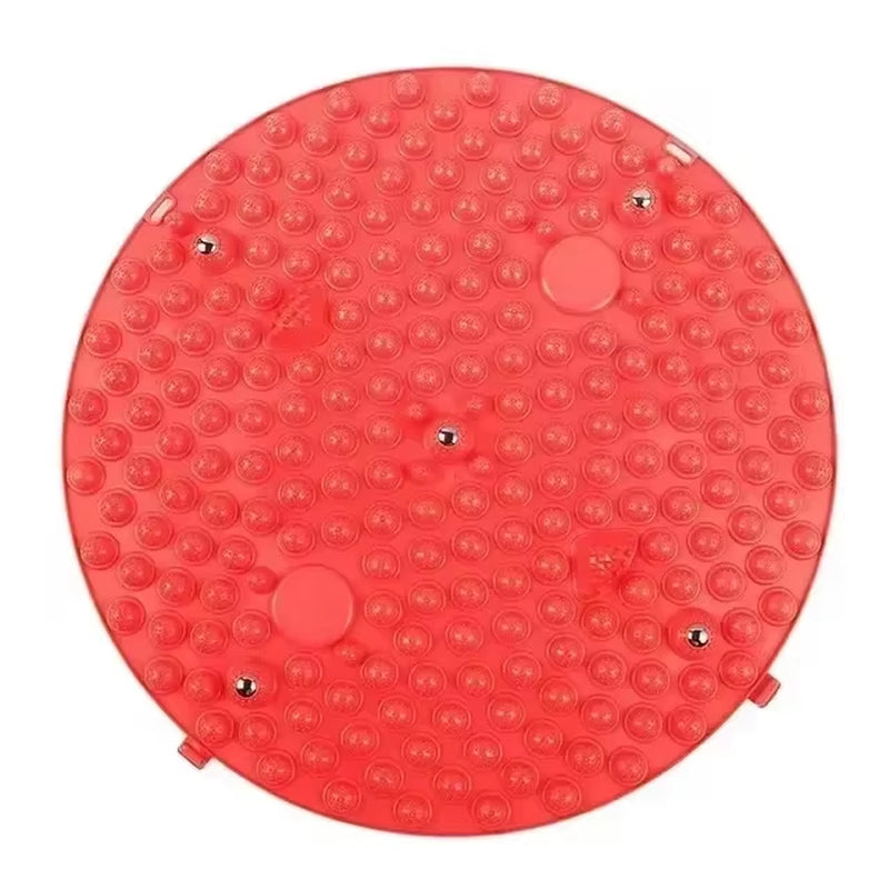 Foot Yoga Massage Acupressure Board Mat Muscle Relaxation round Exercise Mat Fitness Foot Training Acupuncture Physiotherapy