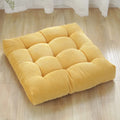 Floor Pillow Square Floor Seating Pillow Cushion Meditation Yoga Seat Kneeling Pillows Thick Tufted Cushions Mat Pad Balcony