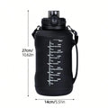 2L/64Oz Silicone Water Bottles Collapsible Travel Water Bottle Roll up Foldable Water Bottles with Straws Travel Camping Hiking