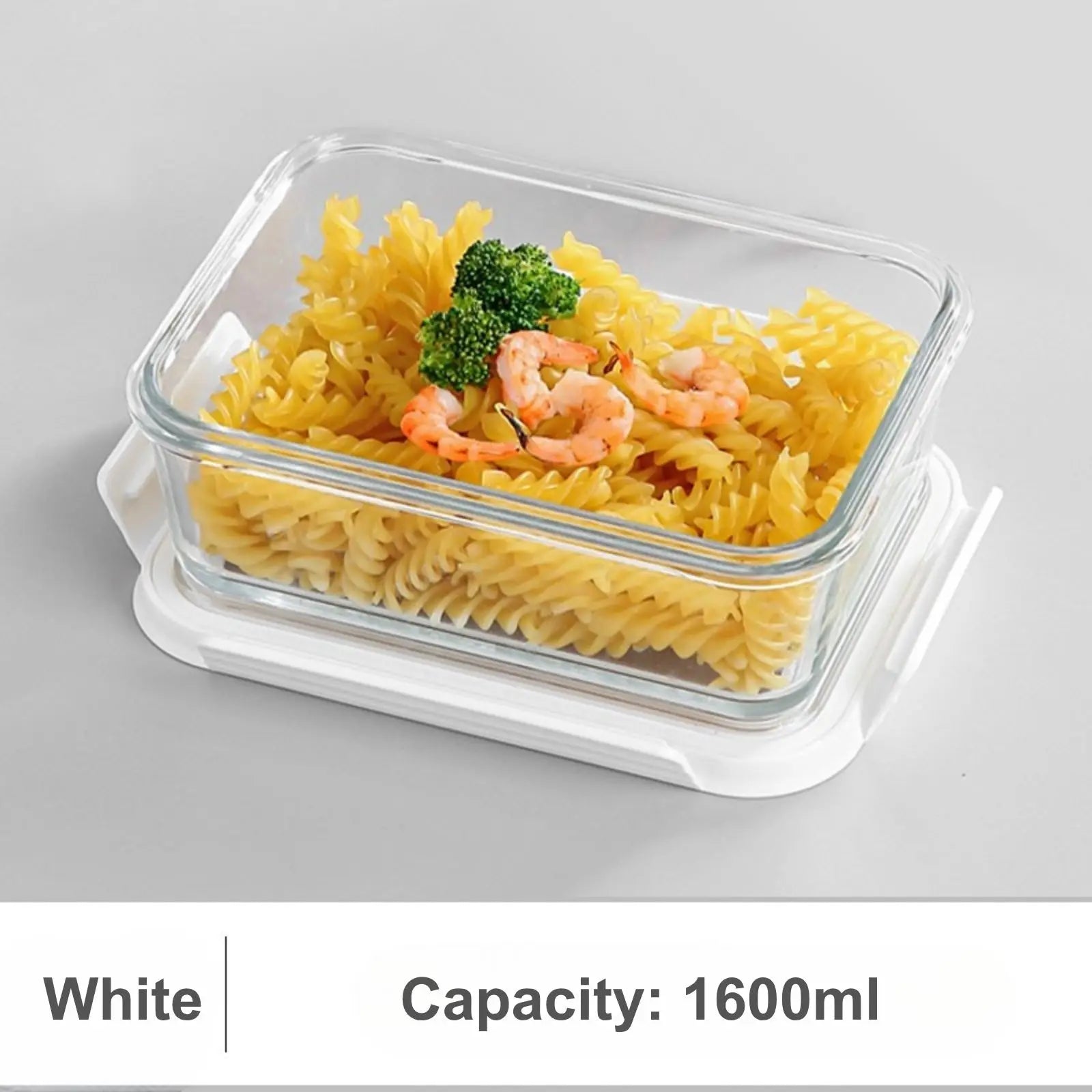Glass Bento Lunch Box, Meal Prep Containers, Food Storage Containers, Airtight Bento Boxes for Microwave, Oven, Freezer