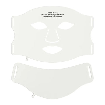Silicone LED Mask Face with Neck 7 Colors LED Photon Red Light Therapy for Anti-Aging Wrinkles Skin Rejuvenation Beauty Mask
