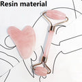 2PCS Gua Sha Facial Resin Stone Gousha Stone for the Face Roller Massager Jade Roller Gousha Stone Gowoman Gua Sha Visage